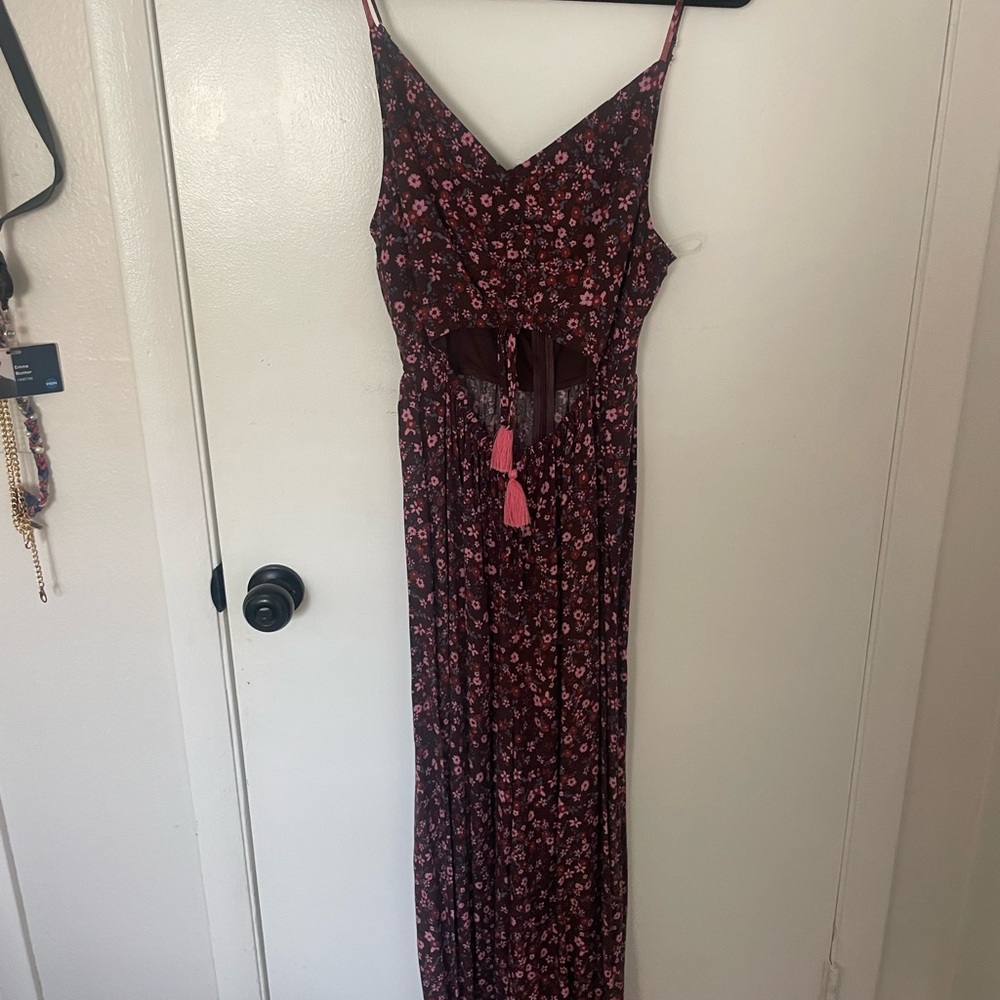 Vici Floral Purple Jumpsuit